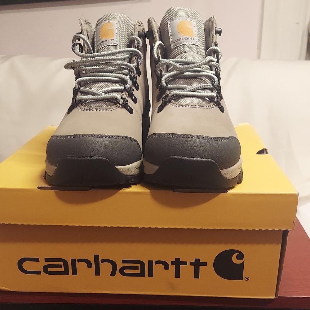 Carhartt Beige and Black Waterproof Hiker Boots